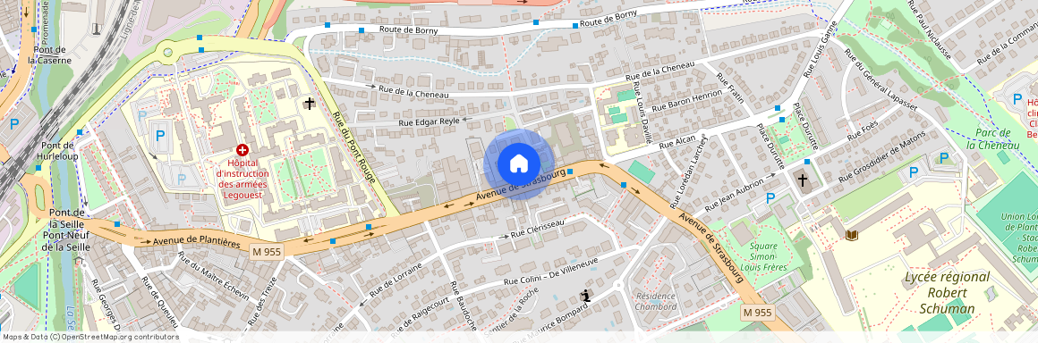 55, Avenue de Strasbourg, 57000, Metz