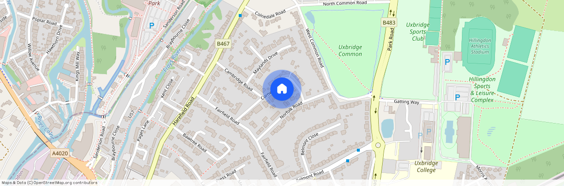 Cornwall Road, Uxbridge, UB8