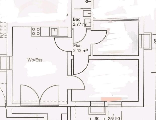 Moderne 3 -Zimmer-Wohnung ca.50 m² in Betzingen-Reutlingen - - Photo 1