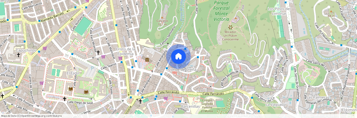 Conde de Ureña, Málaga