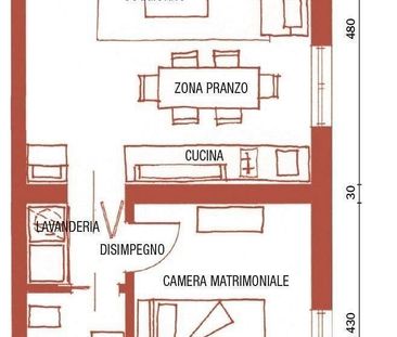 Bilocale via frejus 370 euro ristrutturato - Foto 1