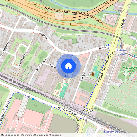 ul. Michała Wolskiego, Załęże, Katowice, śląskie