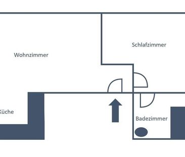 Moderne Zwei-Zimmer-Wohnung in ruhiger Lage - Photo 1
