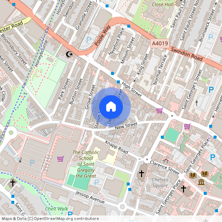 Devonshire Street, Cheltenham, Gloucestershire, GL50