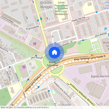 ul. Jana Matejki, Centrum Południe, Zabrze, śląskie