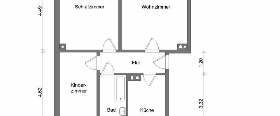 Die Wohnung wird komplett neu saniert - Foto 1