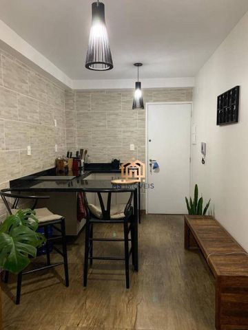 Apartamento 33,73 m², 1 Quarto, 1 Banheiro, Varanda, Sala, Cozinha Americana, 1 Vaga, Mobiliado, Para - Photo 5