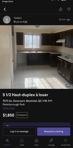 5 1/2 haut duplex - Photo 1