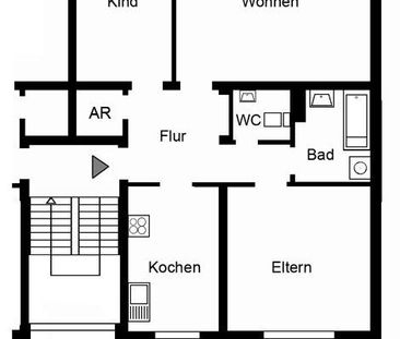 Schöne 3-Zimmer-Wohnung in ruhiger Lage mit Balkon! - Photo 3