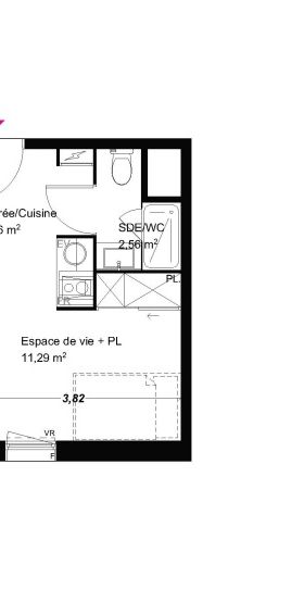 Location Appartement 1 pièce 18m² FRANQUEVILLE ST PIERRE 76520 - Photo 2