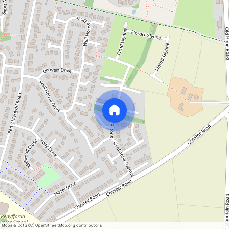 Rhodfa Gladstone, Penymynydd, Chester, CH4