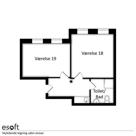 Lys 2-værelses lejlighed i hjertet af Lyngby - Photo 4