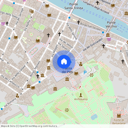 Piazza de Pitti, Florence, Tuscany 50125