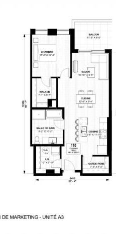 1 CH - 1 SDB - Gatineau - $1,700 /mo - Photo 2
