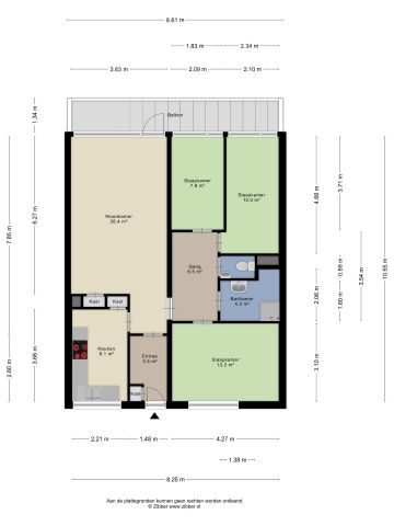 Appartement te huur: Zilverschoonlaan 63 1562 RC Krommenie - Photo 5