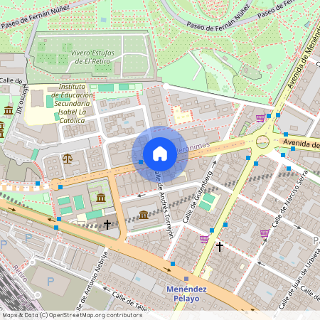 Paseo de la Reina Cristina, Madrid, Community of Madrid 28014