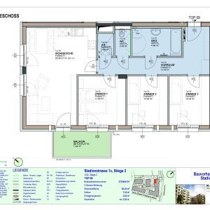 4-Zimmer-Wohnung mit Balkon, Top 9 - Photo 2