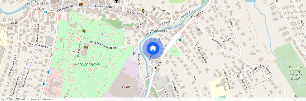 ul. Kubusia Puchatka, Cieplice Śląskie-Zdrój, Jelenia Góra, dolnośląskie