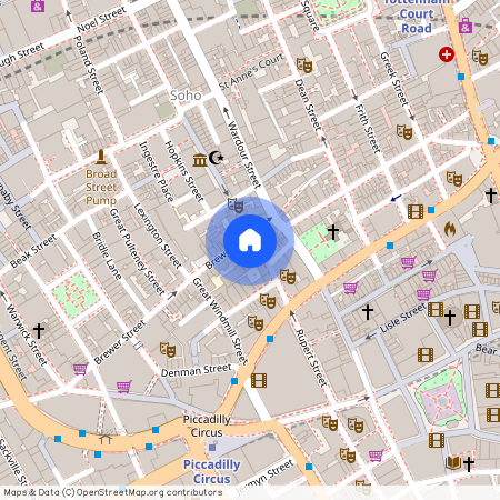Rupert Street, Soho, W1D