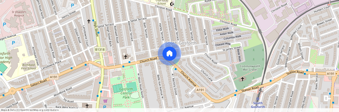 Church Road, Gosforth, Newcastle Upon Tyne