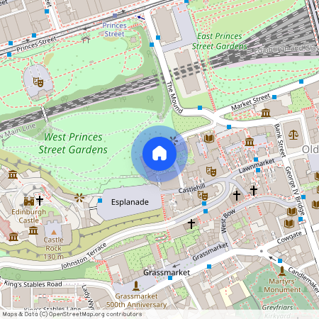 Ramsay Garden, Edinburgh, EH1, Old Town