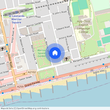 Warrior Square, St. Leonards, TN37