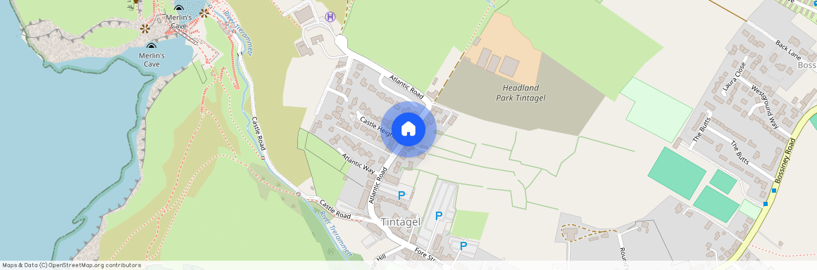 Atlantic Road, Tintagel, Cornwall