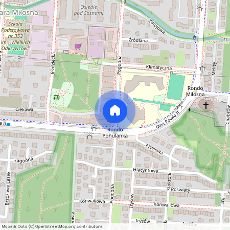 ul. Pogodna, Stara Miłosna, Wesoła, Warszawa, mazowieckie