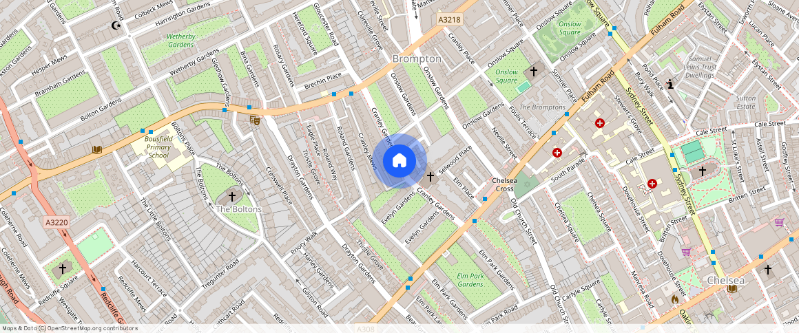 CRANLEY GARDENS, SOUTH KENS, SW7, London