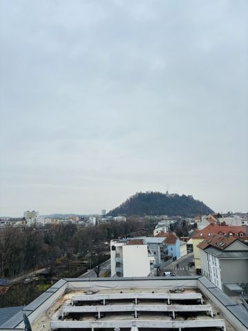 Stilvoll wohnen im Herzen von Graz - Modernes Dachgeschossapartment mit Panoramablick zur Miete! - Photo 3