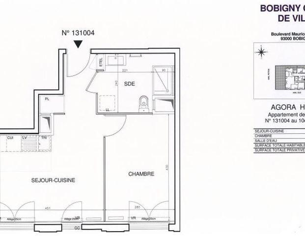 location Appartement T2 DE 39.9m² À BOBIGNY - Photo 1