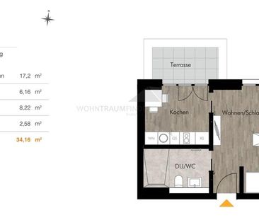 ++NEU++ Barrierefreie, effiziente Singlewohnung mit Terrasse und Ei... - Foto 1