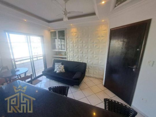 Apartamento Com 1 Dormitório Para Alugar, 45 m² por R$2.300/mês - Tupi - Praia Grande/sp - Foto 1