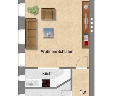 ❄️Neu ! stilvolle Singlewohnung zum Wohlfühlen I mit neuer Einbaukü... - Foto 6