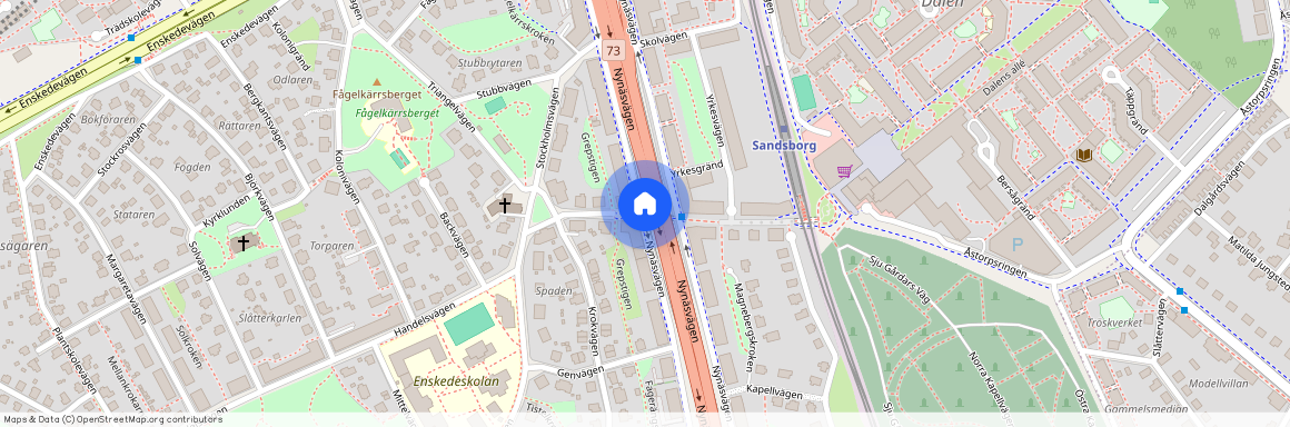 Stora Gungans Väg, Enskede