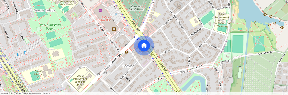 mazowieckie, Warszawa, Mokotów, Sadyba, Powsińska