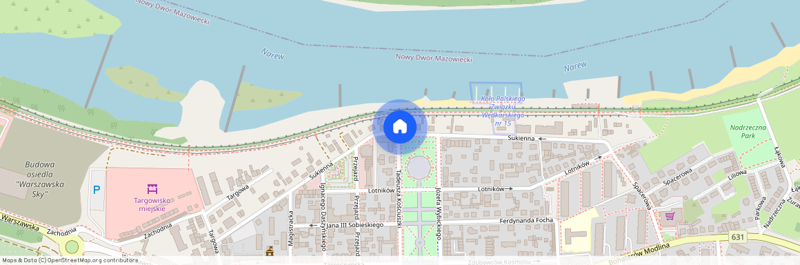 Nowodworski, Nowy, Dwór, Mazowiecki, ul., Sukienna