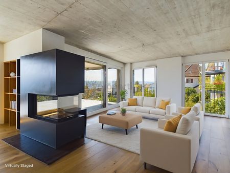 Atemberaubende 4.5 Zimmer-Attikawohnung mit herrlicher Berg- und Seesicht in Stäfa - Foto 4