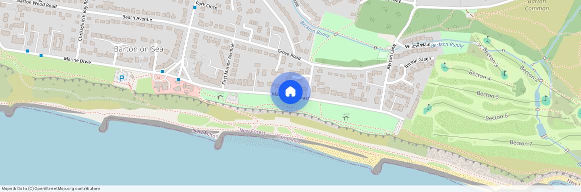 Marine Drive East, Barton on Sea