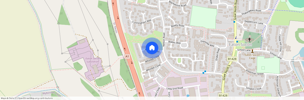 Admirals Way, Eaton Socon, St. Neots