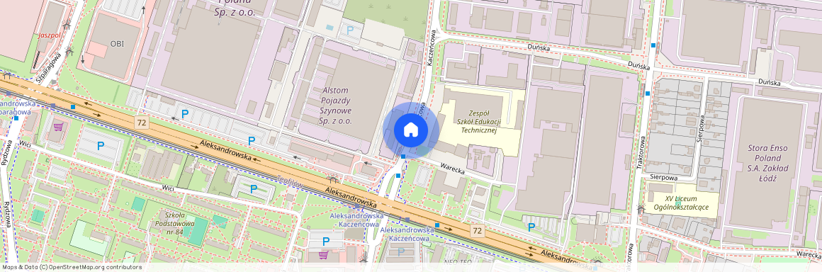 ul. Kaczeńcowa, Teofilów Przemysłowy, Bałuty, Łódź, łódzkie