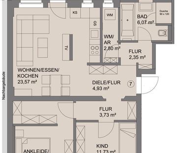 Charmante 3-Raum WE mit Balkon und EBK mit exklusiver Ausstattung, ... - Photo 3