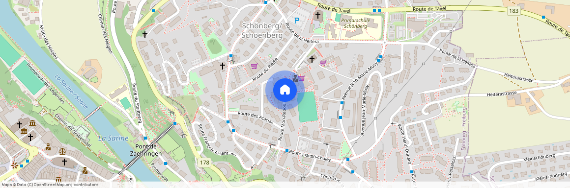 1700, Freiburg, Route Mon-Repos