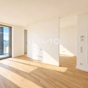 46. Etage - DC2 Tower: Erstbezug mit 10sqm Loggia: Ein Traum über Wien - Photo 2