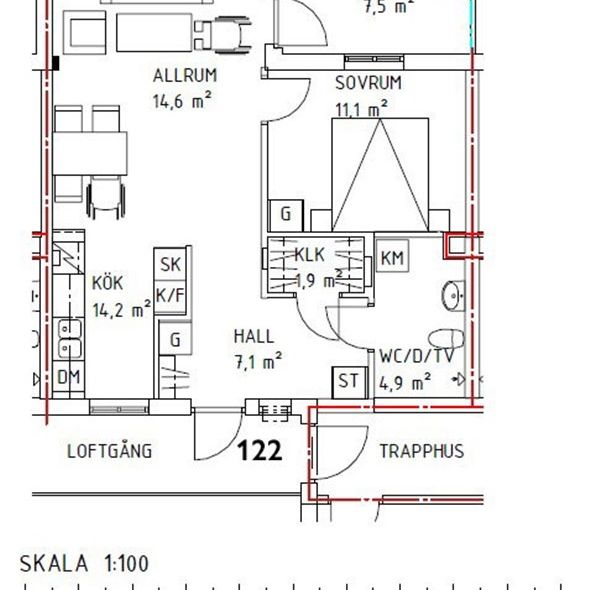 N Kustvägen 33 C - Foto 1