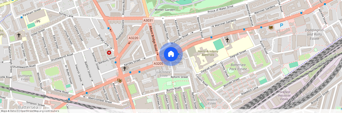 Battersea Park Road, Battersea Park, London, SW11