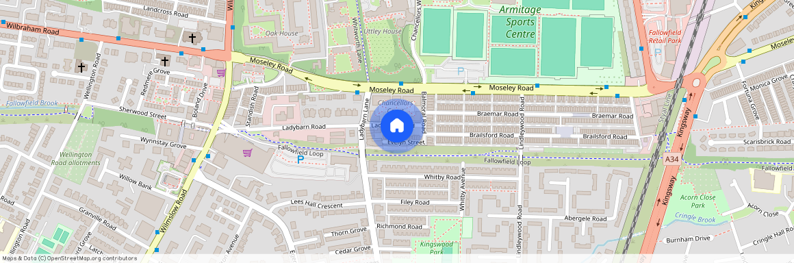 Ladybarn Road, Fallowfield, Manchester, M14