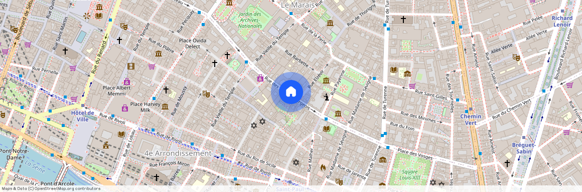 Rue des Francs Bourgeois, Francja, Paris