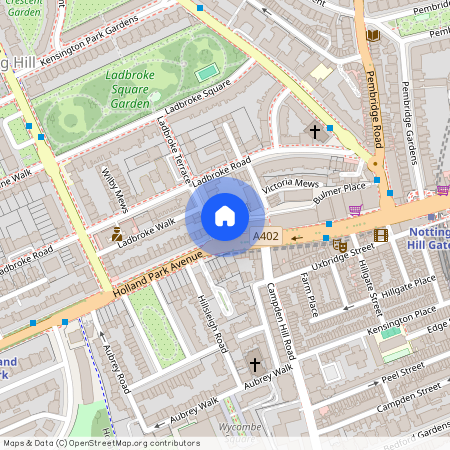 Notting Hill Gate, London, W11