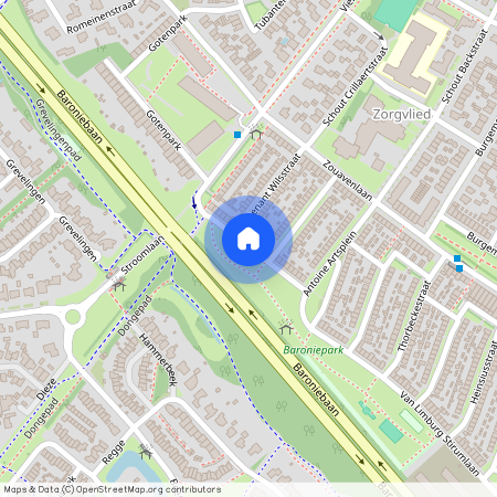 Staatsliedenbuurt West, 5037 SC, Baron van Lamsweerdelaan, Tilburg